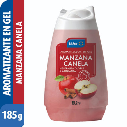 Aromatizante Ambiental Manzana Canela Cono en Gel, 185 g
