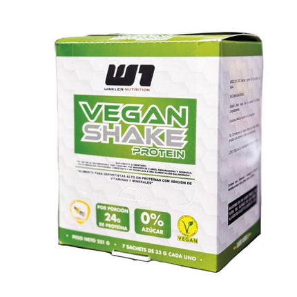 7 sachets Proteina Vegana Vegan Shake 33 grs. sabor Frutos del bosque
