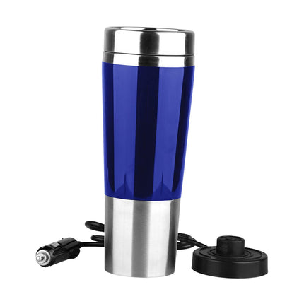 Hervidor De Agua Portátil Para Coche De 12 V, 450 Ml, Eléctrico Para Té, Café, Azul