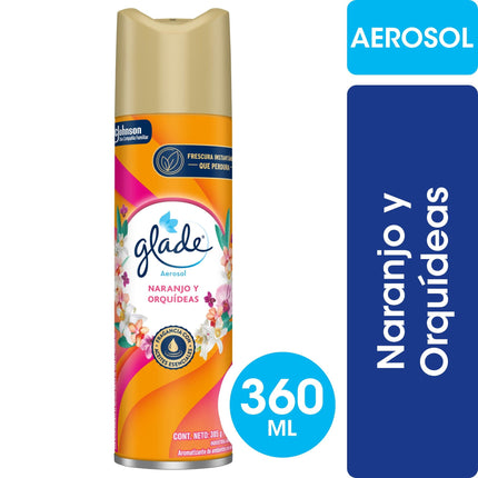 Desodorante Ambiental Aerosol Naranja y Orquideas Lata