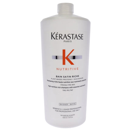 Shampoo Kerastase Nutritive Bain Satin Riche 1000ml Unisex