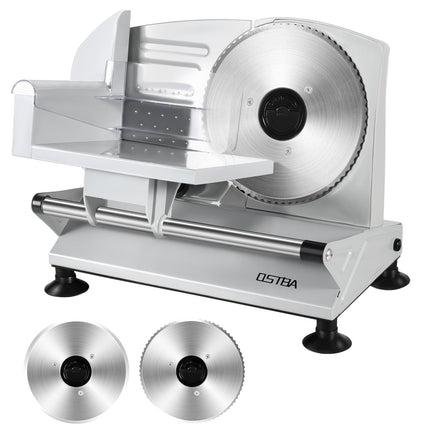 Cortadora de carne OSTBA con cuchillas de 17 cm, 150 W, ajuste de 0 a 15 mm