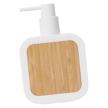 Dispensador De Jabón Manual De 13 Oz Vacío Para Champú, Loción, Maquillaje, Líquido, Crema De Baño, Blanco