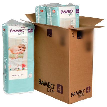 Caja Pañales Ecológicos Ecofriendly, Talla L, 144uni