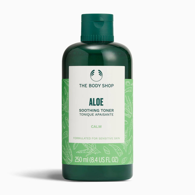 Tonificador The Body Shop con aloe vera para piel sensible, 250 ml, vegano