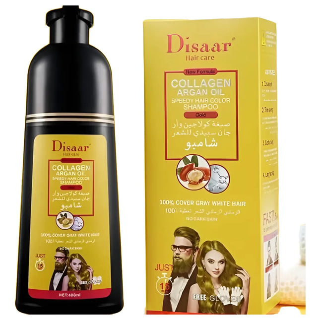 Shampoo Tinte Cubre Canas Dissar Rubio Dorado