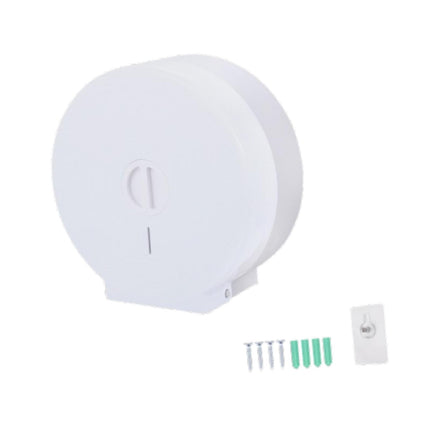 Dispensador De Papel Higiénico De Pared Redondo Comercial Para Restaurante Blanco