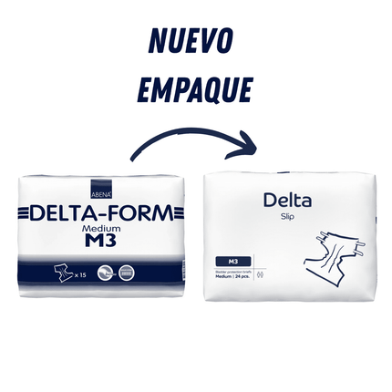 Pañales Adultos Abena Delta Slip M3, 24 unidades
