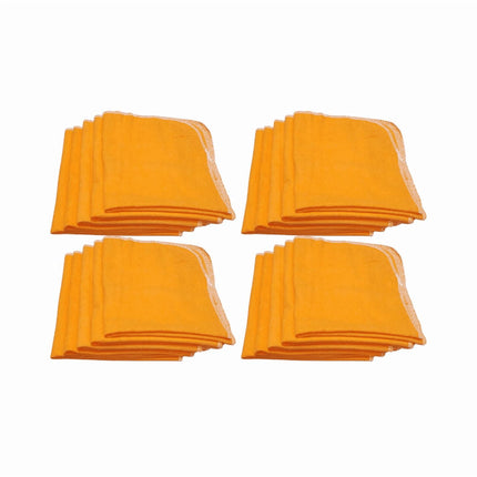 Pack 20 Paños Naranjos Franela Antipolvo 40x35 – Superficies Limpias y Brillantes
