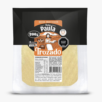 Queso Mantecoso Trozado, 200 g