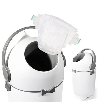 Contenedor de Pañales Hermético Blanco | Basurero Antiodor BPA Free
