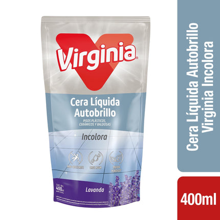 Cera Líquido Autobrillo Incolora Bolsa, 400 ml