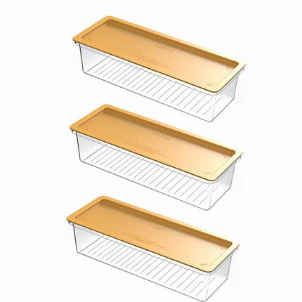 Organizador De Espaguetis Transparente (28 X 10,6 X 7,1 Cm, 3 Unidades)