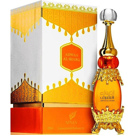 Aceite de perfume concentrado Afnan Adwaa Al Sharq, 25 ml, unisex