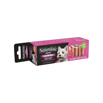Naturalistic Perros Galletas Biscuits Raspberry 120 Grs.