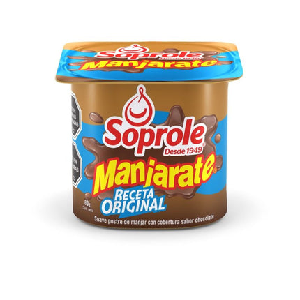 Postre Manjarate Chocolate Receta Original Pote, 80 g | Apishop