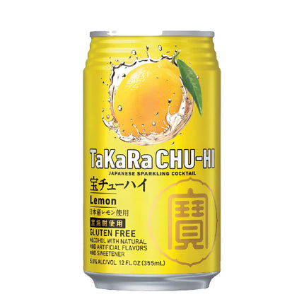 Takara Chu-hi Limón 350ml - Cocktail Listo Para Beber