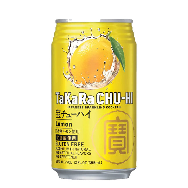 Takara Chu-hi Limón 350ml - Cocktail Listo Para Beber
