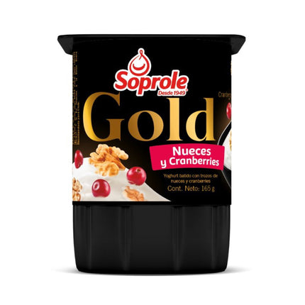 Yoghurt Gold Nueces y Cranberries Pote, 165 g | Apishop