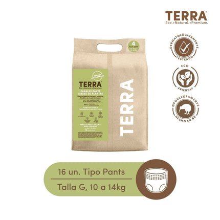 Pants Pañales Biodegradables Talla G 16 Un