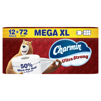 Papel higiénico Charmin Ultra Strong 12 rollos Mega XL