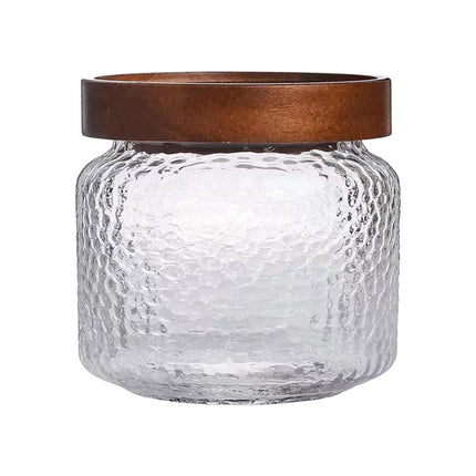 Tarro De Almacenamiento Hermético Tarro De Galletas Con Tapa Contenedor De Vidrio Para Cocina Casera 300ml