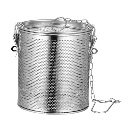 Infusor De Té De Acero Inoxidable Con Gancho De Cadena, Colador De Bolas De Té Para Sopas Caseras, 12 X 12 Cm