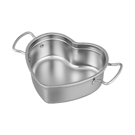 Cacerola Para Salsa, Suministros De Cocina Portátiles, Cacerola Calefactora Para Espaguetis, Sopa De Leche, S, Plata