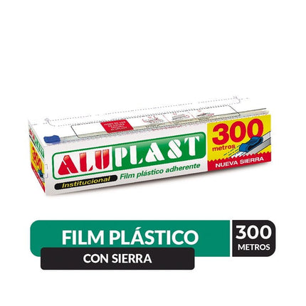 Papel Film Plástico Adherente 300 Metros Corte Sierra, 300 Metros