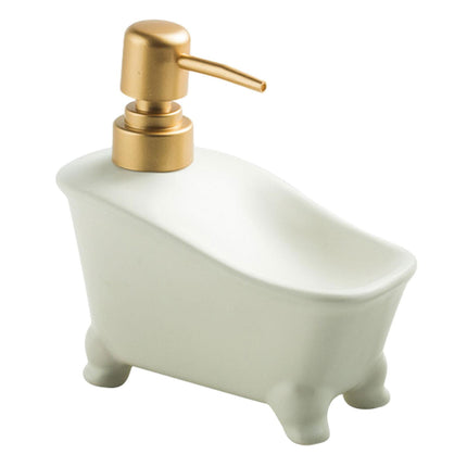 Dispensador De Jabón Manual, Dispensador De Botellas Para Encimera Del Hogar, Lavadero, Blanco