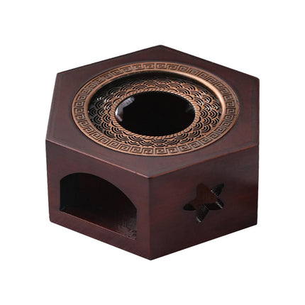 Calentador De Té Base De Calefacción De Cocina Estufa De Fuego Para La Ceremonia Del Té Estilo Al Aire Libre Una Estrella