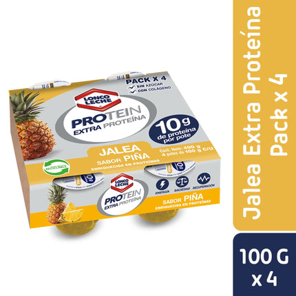 Jalea Lonco Protein Piña Pack 4X100G, 400 g | Apishop