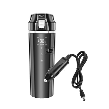 Hervidor De Agua Eléctrico Para Coche De 12V 24V 500ml Portátil Para Conductores Resistente