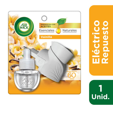 Kit Eléctrico Repuesto Aromatizante Aceite Vainilla Blister, 21 ml