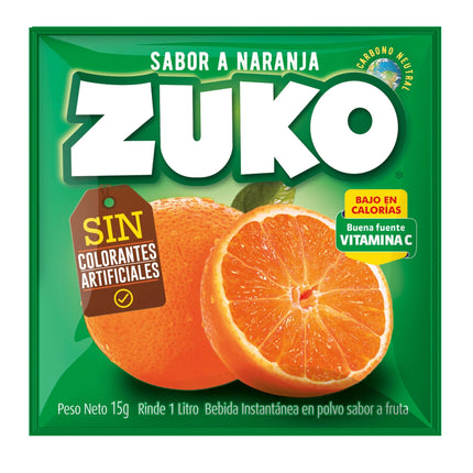Refresco Sabor Naranja Sobre, 15 g