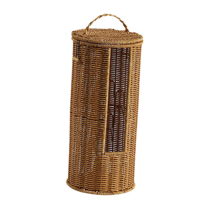 Cesta Porta Rollo De Papel Higiénico De Material PP, Multifuncional, Ligera, 17,5 X 38 Cm
