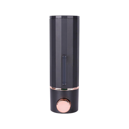 Dispensador De Jabón Líquido, Elegante, 300 Ml, Práctico Soporte De Pared Para Baño, Hotel, Negro