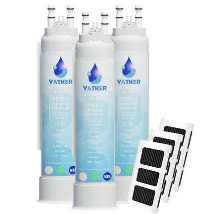 Filtro de agua de repuesto Yatker FPPWFU01 para Frigidaire
