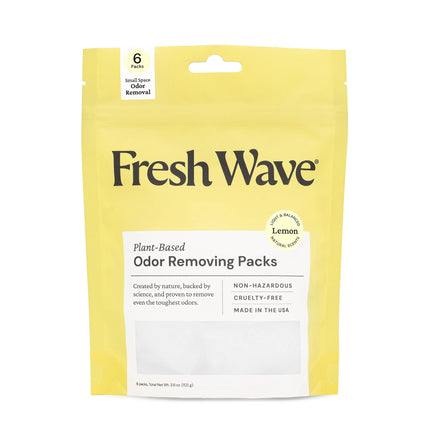 Paquetes eliminadores y desodorizantes Fresh Wave Lemon x6