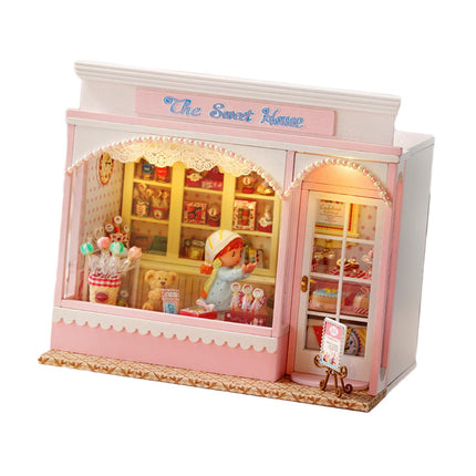 Casa De Muñecas En Miniatura DIY Con Accesorios, Habitación Creativa Para Niños, Adultos, Adolescentes, Casa De Dulces