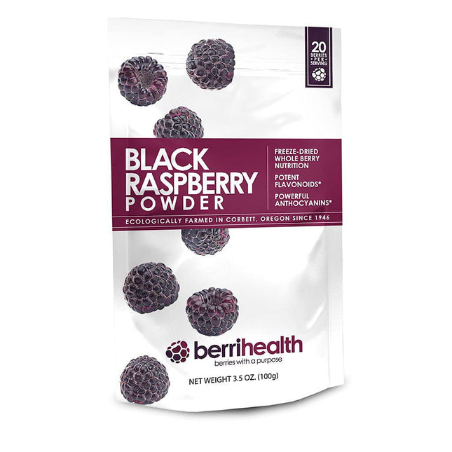Polvo de frambuesa negra BerriHealth 100 g vegano sin gluten
