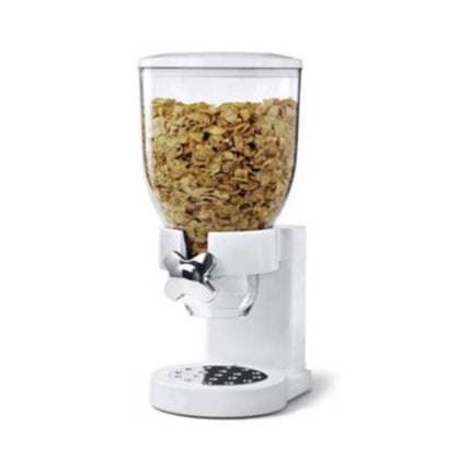 Dispensador De Cereales Granos Frutos Simple Mesa 2L Blanco