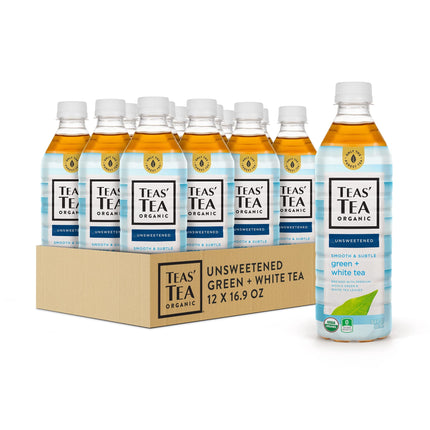 Té blanco y verde Teas' Tea 500 ml (paquete de 12) sin azúcar