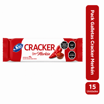Pack 15 Galletas Cracker Merken 90Gr