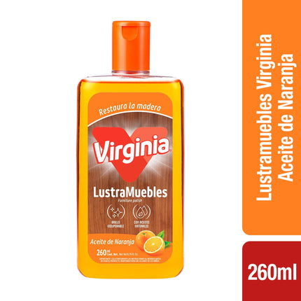 Lustra Muebles Líquido Aceite de Naranja  Botella, 260 ml