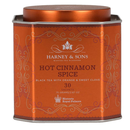 Té negro con especias y canela caliente Tea Harney & Sons, 75 ml, 30 sobres