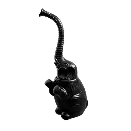 Cepillo De Inodoro Y Organizador Con Forma De Elefante, Bonito Y Moderno Accesorio De Limpieza Para El Baño, Color Negro