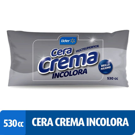 Cera Crema Incolora Bolsa, 530 ml