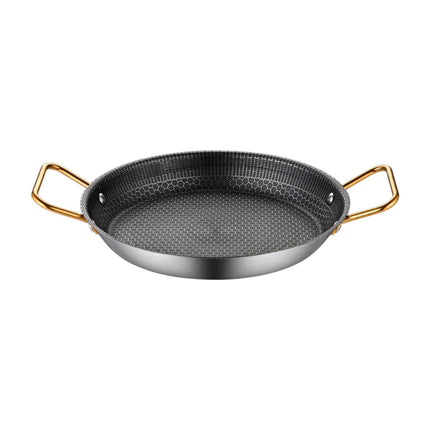Sartén De Acero Inoxidable Con Forma De Panal Para Cocinar Fideos Al Vapor Y Hornear Pasteles Al Aire Libre, 28 Cm