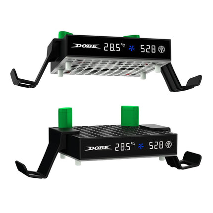 Dobe: ventilador de refrigeración compatible con Xbox Series X/S con pantalla LED, sistema de ventil